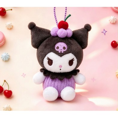 Sanrio 甜品造型 9cm Keychain - Kuromi